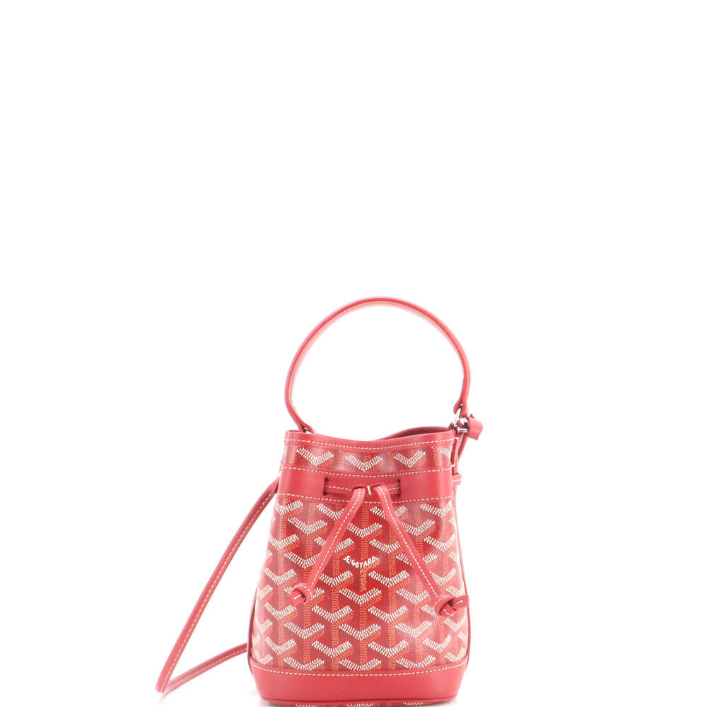 Goyard Mini Petit Flot Bucket Bag Coated Canvas